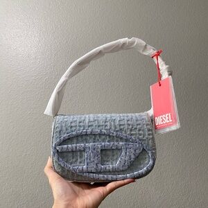 Diesel Light Blue Shoulder Bag